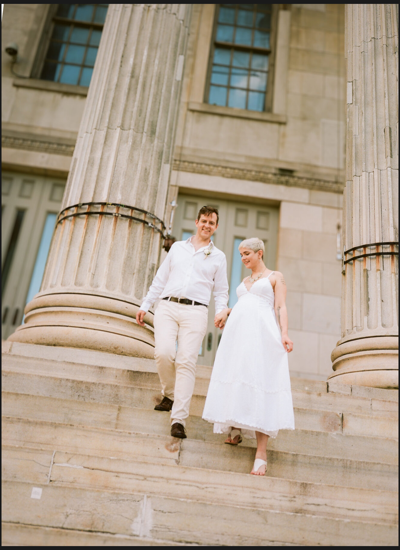 Brooklyn City Hall elopement, captured on film by Lana Dubkova, photo 35